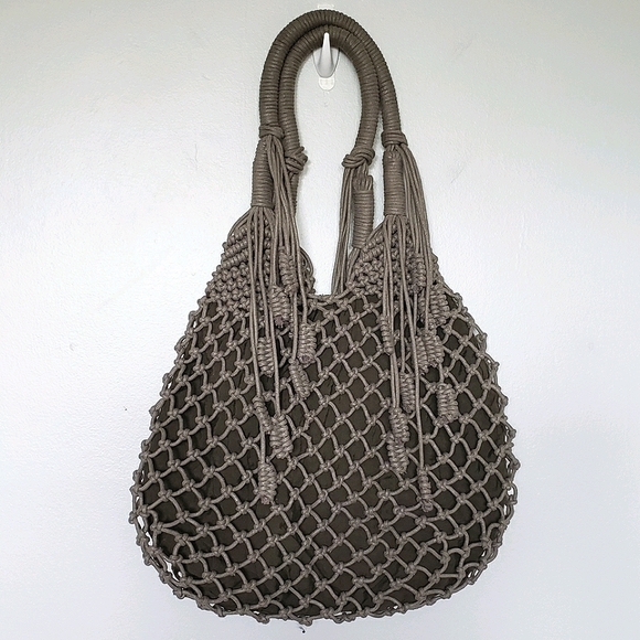 Monserat De Lucca Handbags - Monserat De Lucca Belen knotted macrame tote bag